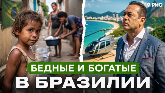 Провели 24 часа с БОГАТЫМИ и БЕДНЫМИ в Бразилии! Как тут живут люди?