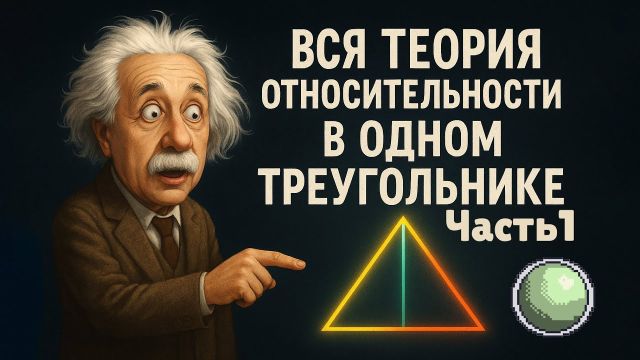 🧪🧪🧪🧪Теория относительности в одной картинке. Часть 1 - интервал и 4-х мерное пространство-время.