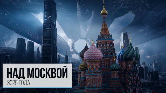 НАД МОСКВОЙ 3025 ГОДА