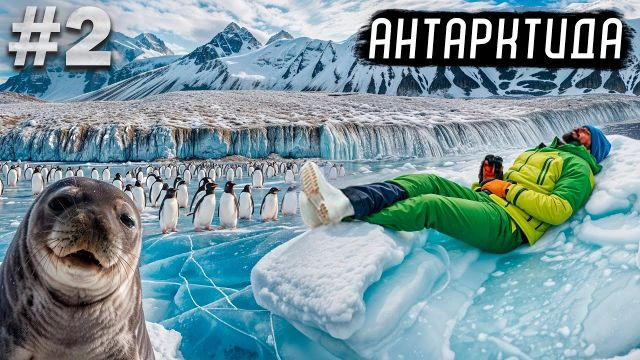 Антарктида. Путешествие на край света. Пингвины, тюлени и киты.