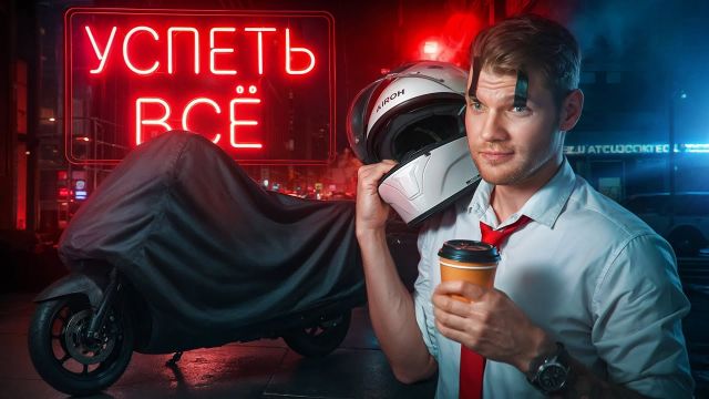 Выгорание. И реклама скутера 